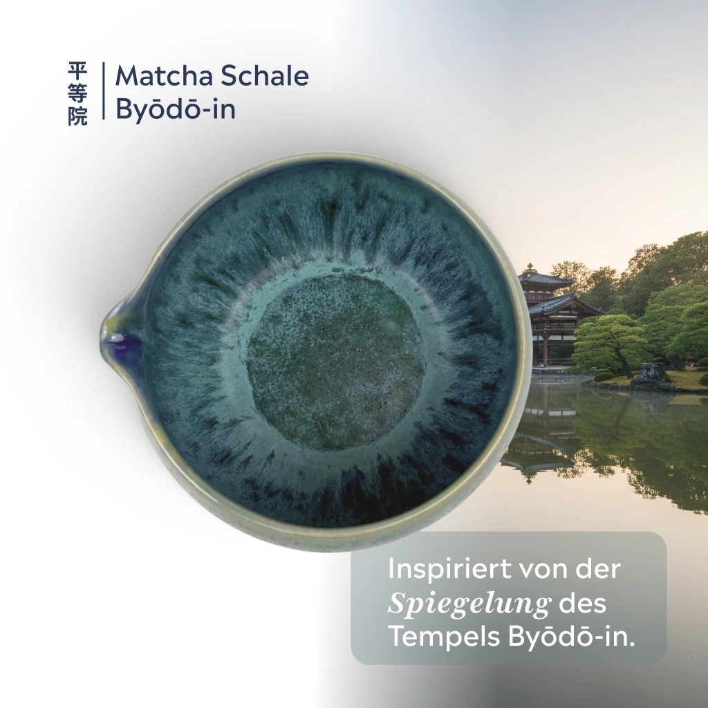 Matcha Schale mit Ausguss | Byōdō-in