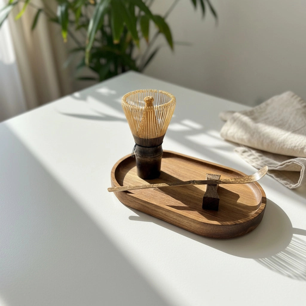 Holz-Tablett für die Teezeremonie