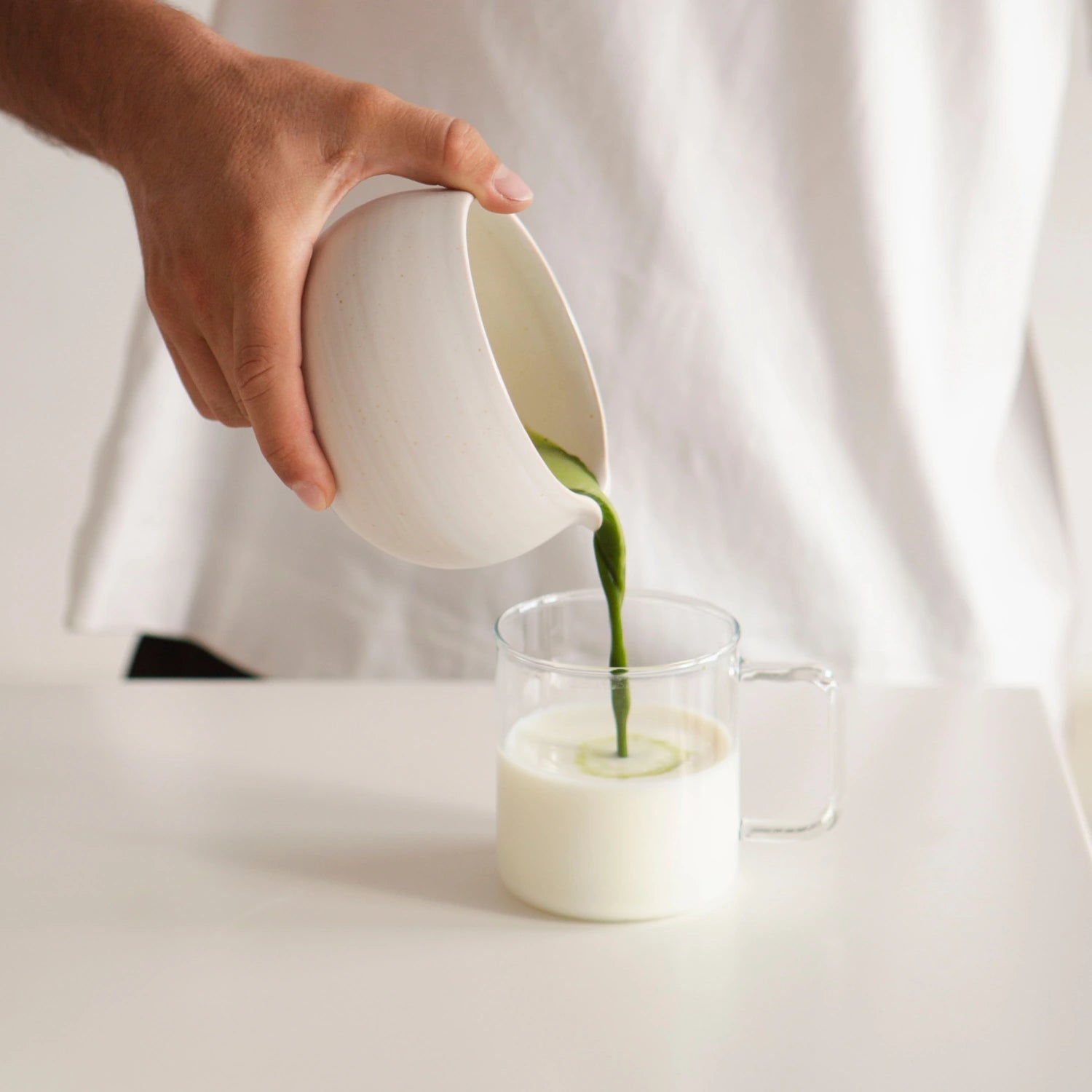 Matcha Shell (Chawan) Miruku