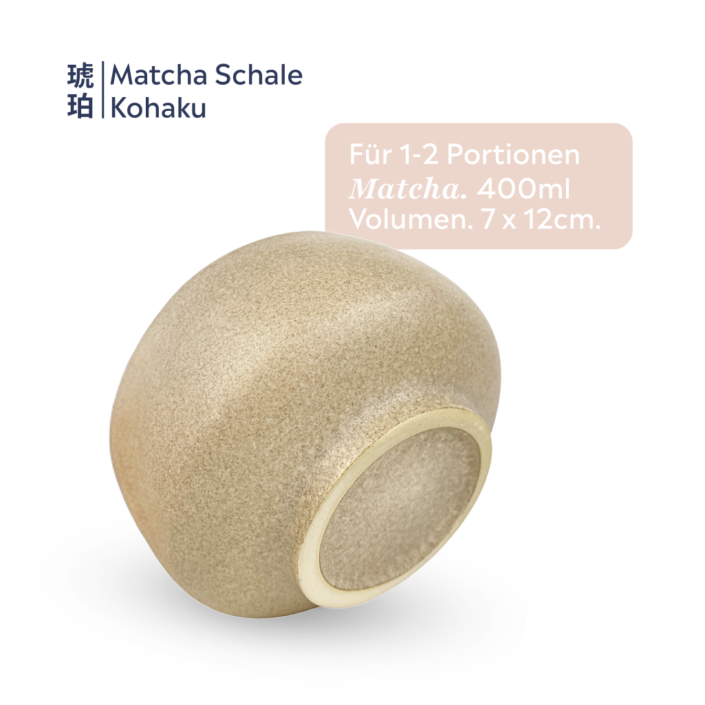 Matcha Schale (Chawan) Kohaku | Rosa