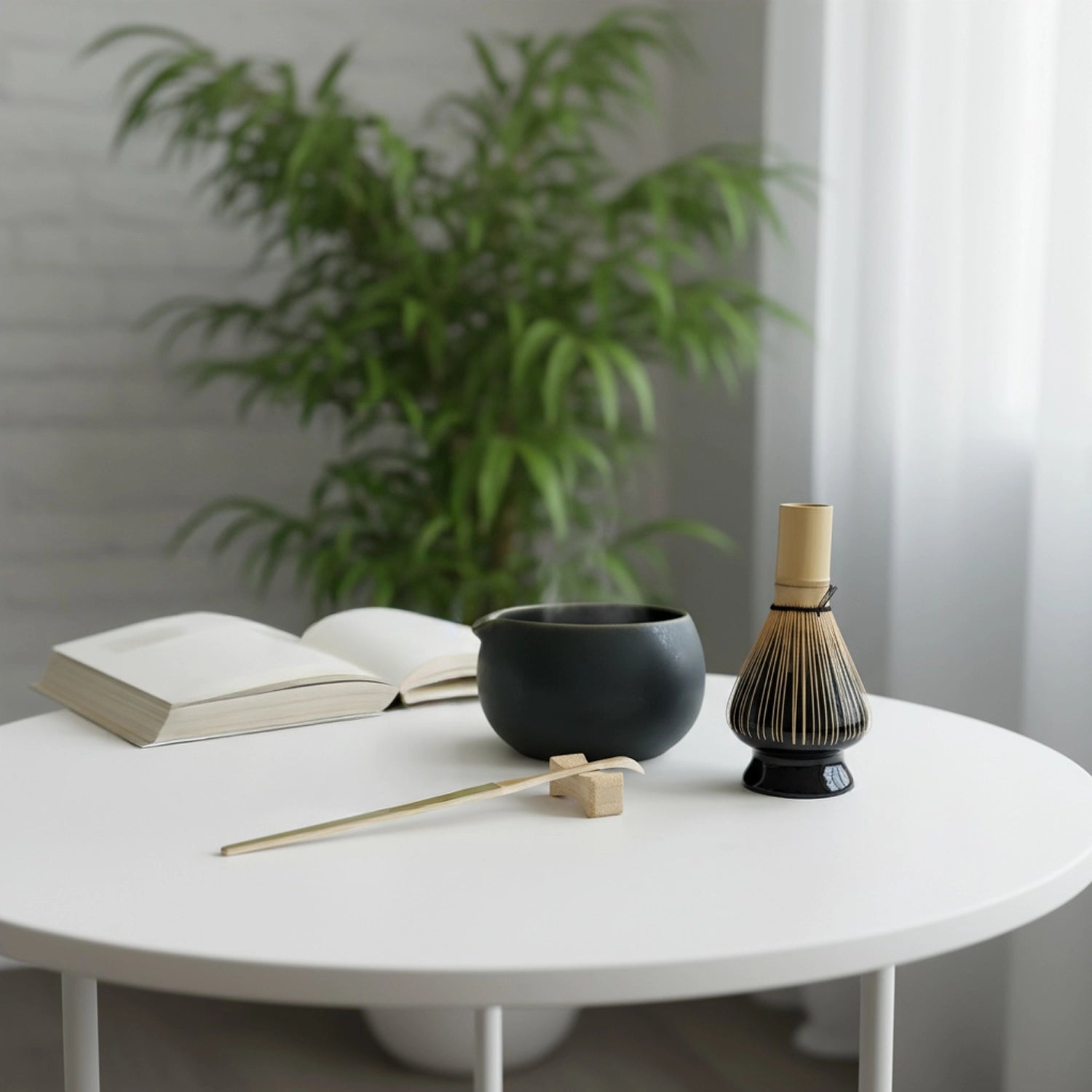 Bio Matcha Set Mittsu | Mori (dunkelgrün-anthrazit)