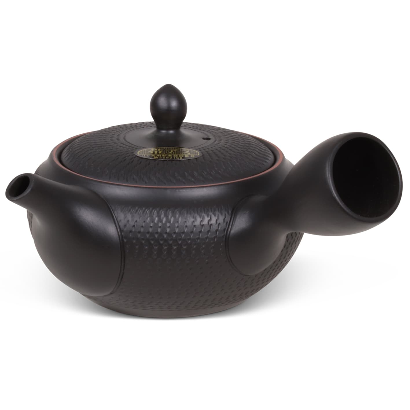 Original Japanische Teekanne (Kyusu) - schwarz (300ml)