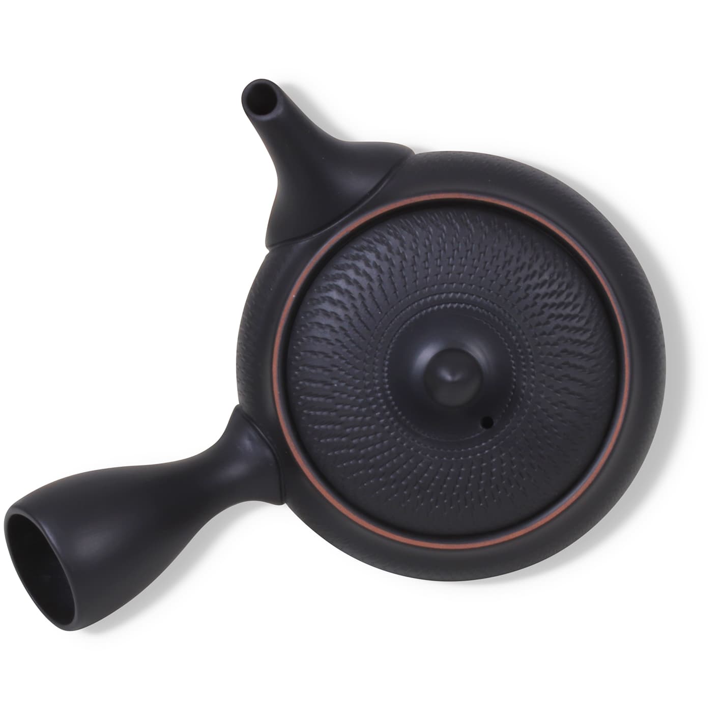 Originele Japanse theepot (Kyusu) - Zwart (300 ml)