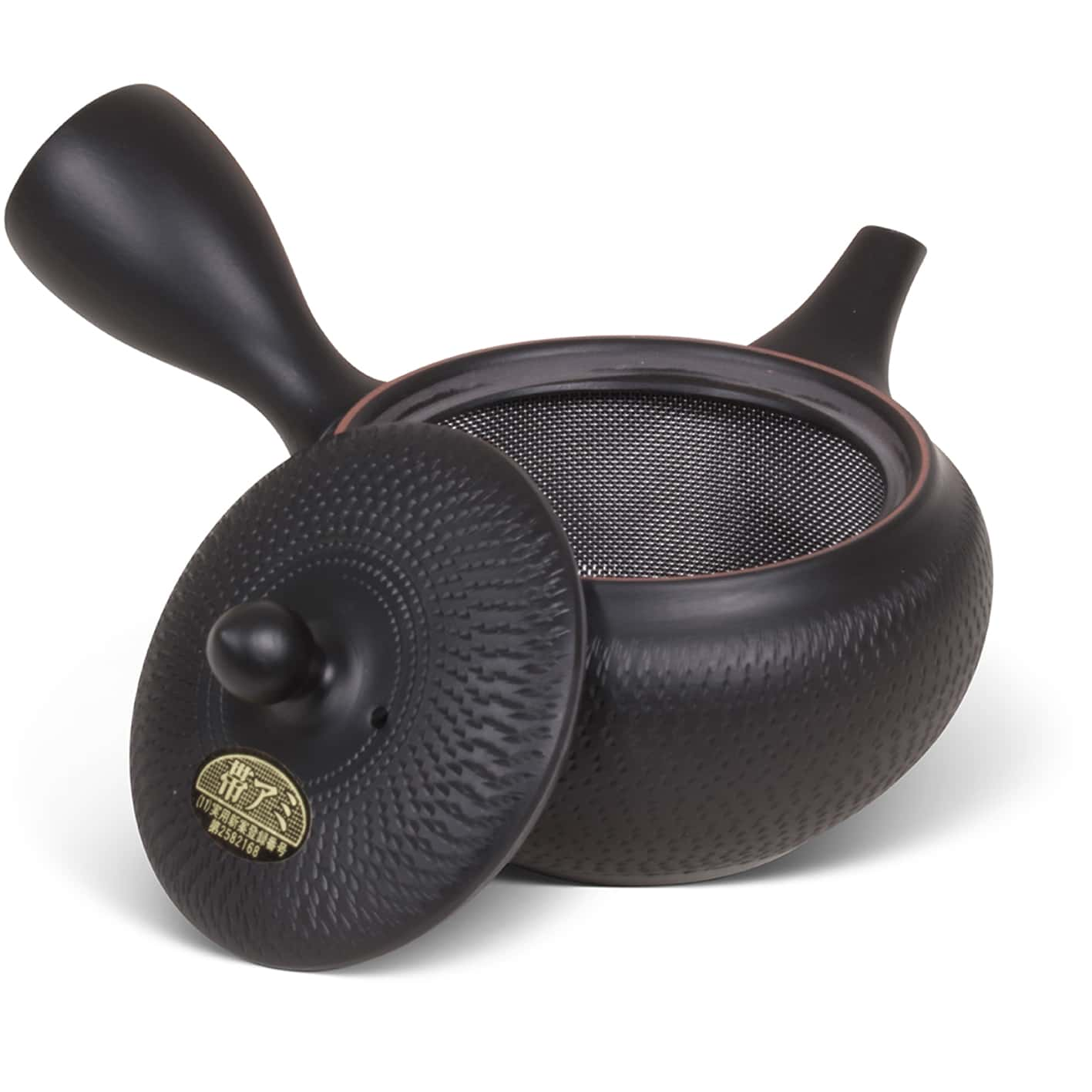 Original Japanese teapot (Kyusu) - black (300ml)