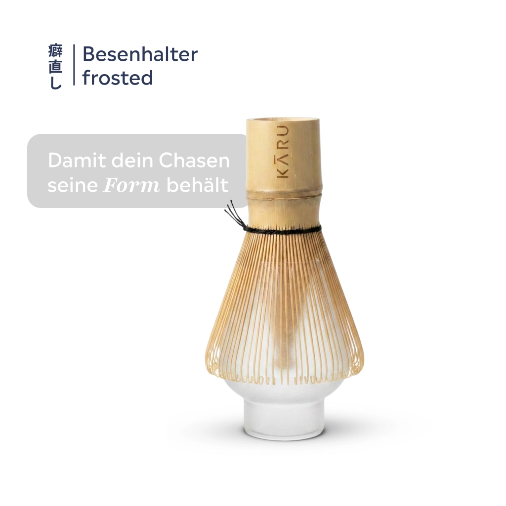 Bio Matcha Komplettset für den Einstieg | Milchglas (frosted)