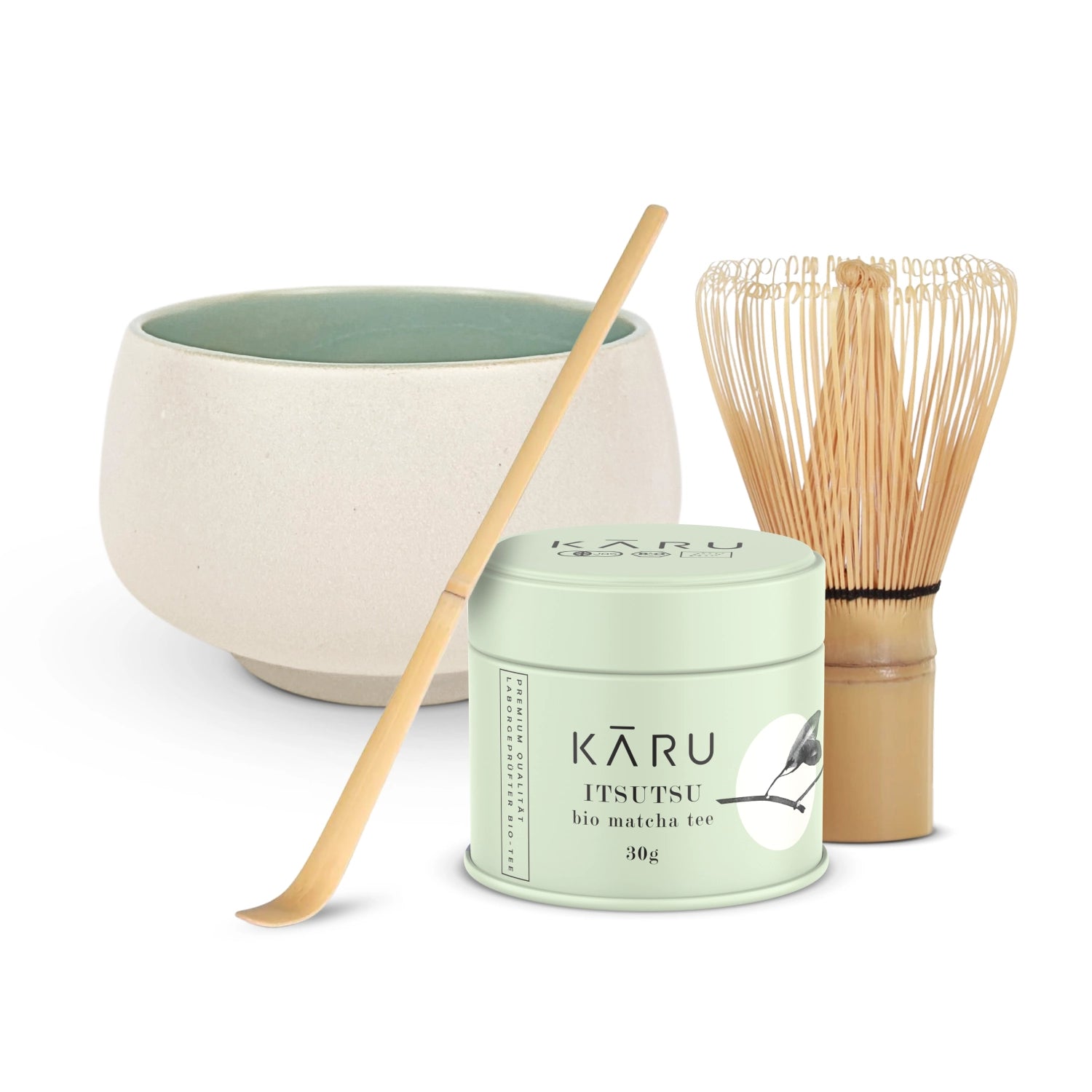Set di Matcha biologico Itsutsu Turchese (Mizuiro)