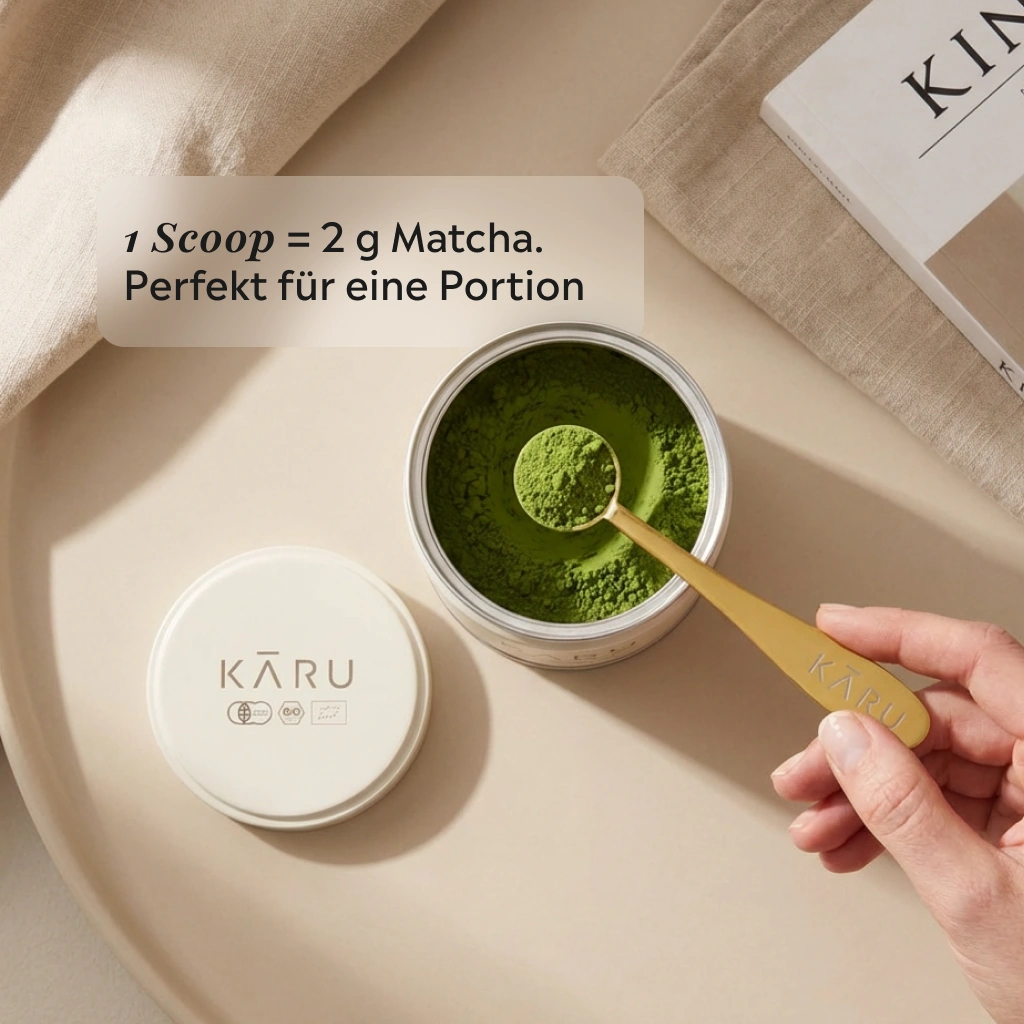 Matcha-Löffel aus Edelstahl | Einfaches Dosieren ohne Waage