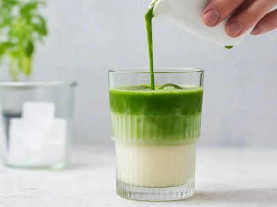 Matcha Latte Zubereitung
