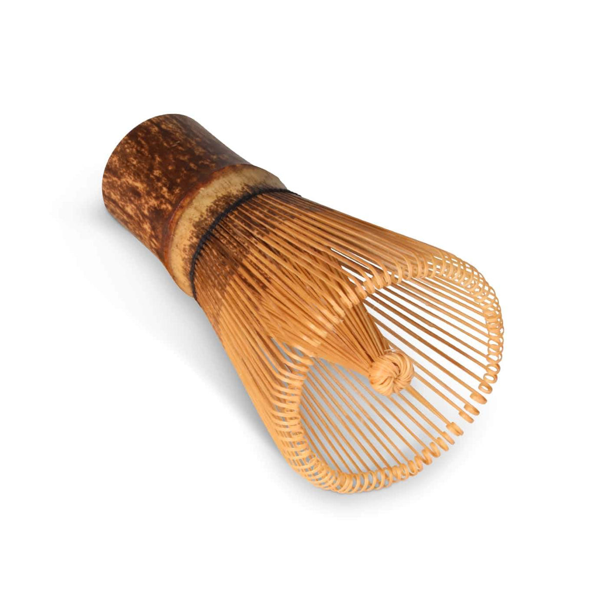 Matcha Besen – Dunkler Bambus (100 Borsten)
