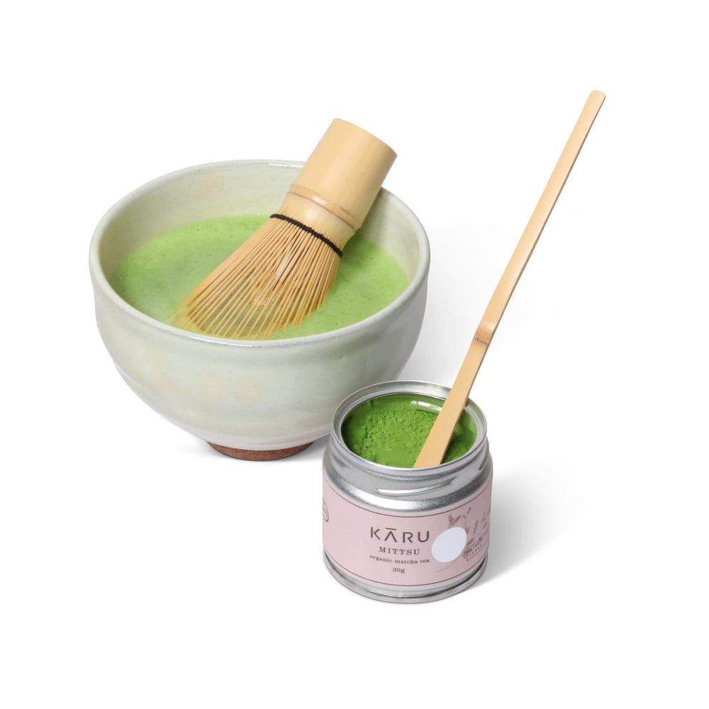 Japanese Matcha sets with brooms & spoons